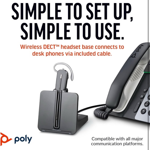 Poly CS540 Wireless DECT Headset - Picture 4 of 6